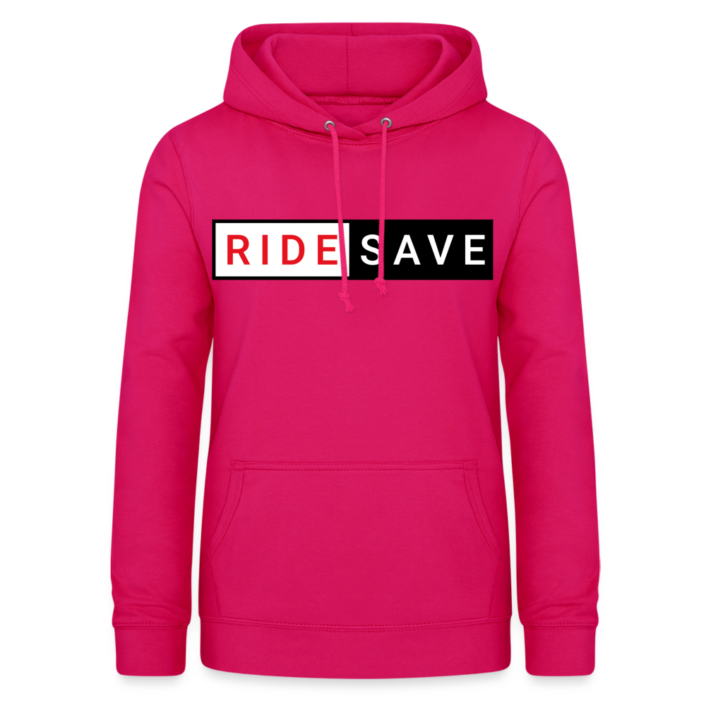 RIDE SAVE Hoodie Women - dunkles Pink