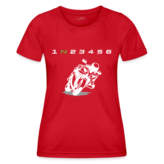 Funktions-T-Shirt Damen - Rot